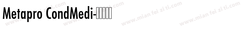 Metapro CondMedi字体转换